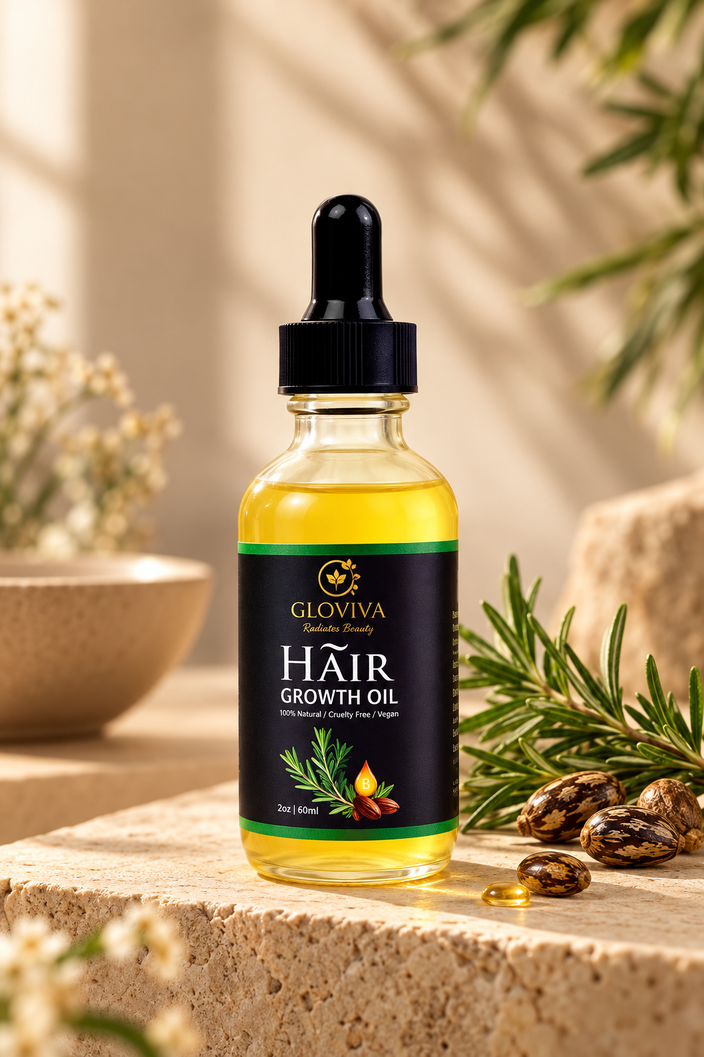 GLOVIVA HAIR GROWTH OIL