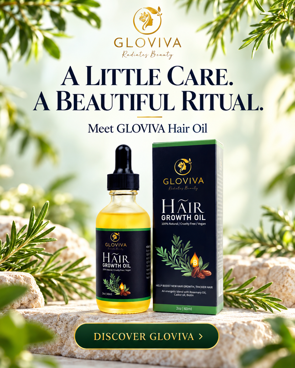GLOVIVA HAIR GROWTH OIL